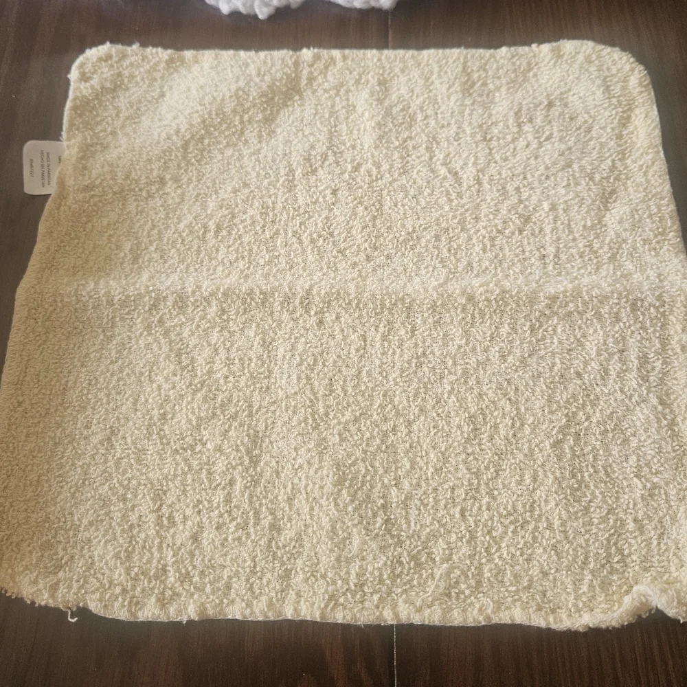 VTG Bath Washcloths Lot of 12 2 Different Sizes All 100% Cotton